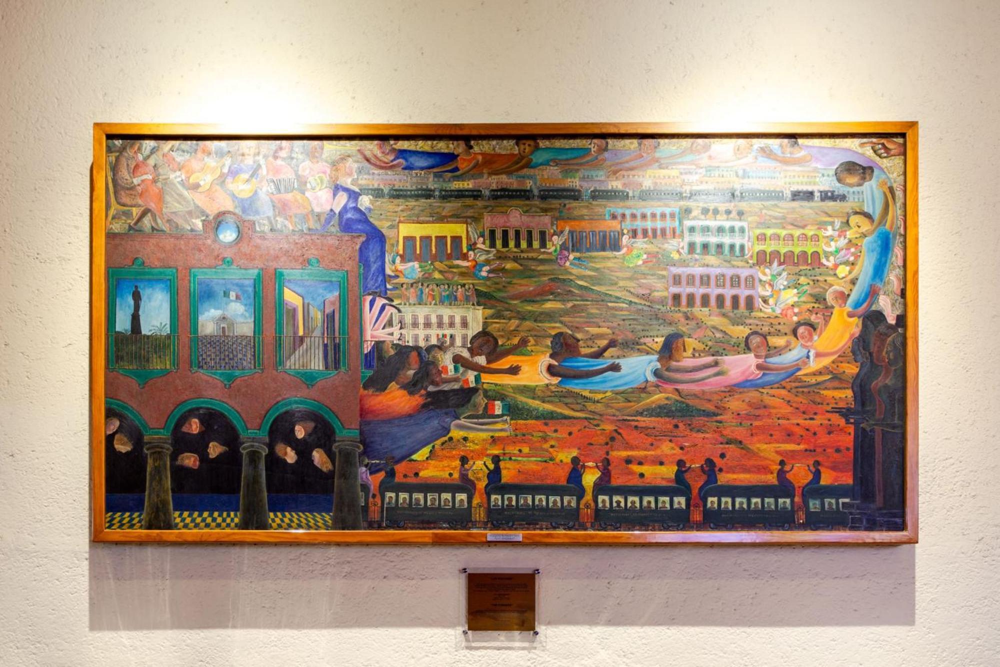 Camino Real Polanco Mexico Hotel Exterior photo Mural by the artist at the University of the West Indies, Cave Hill Campus